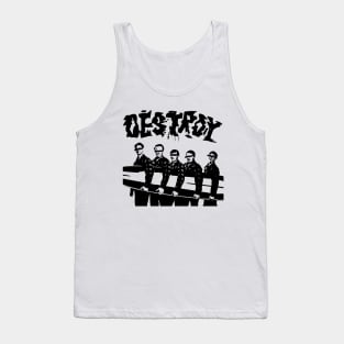 Destroy t shirt punk Tank Top
